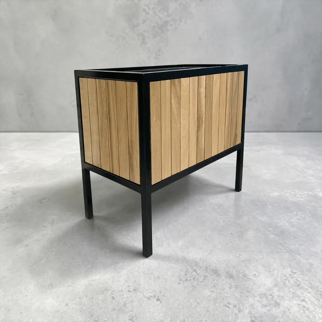 Eichen Hochbeet 46cm x 81cm x 75cm